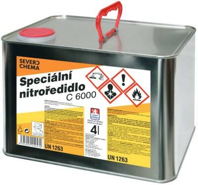 Ředidlo nitro Severochema C 6000 – 4 l